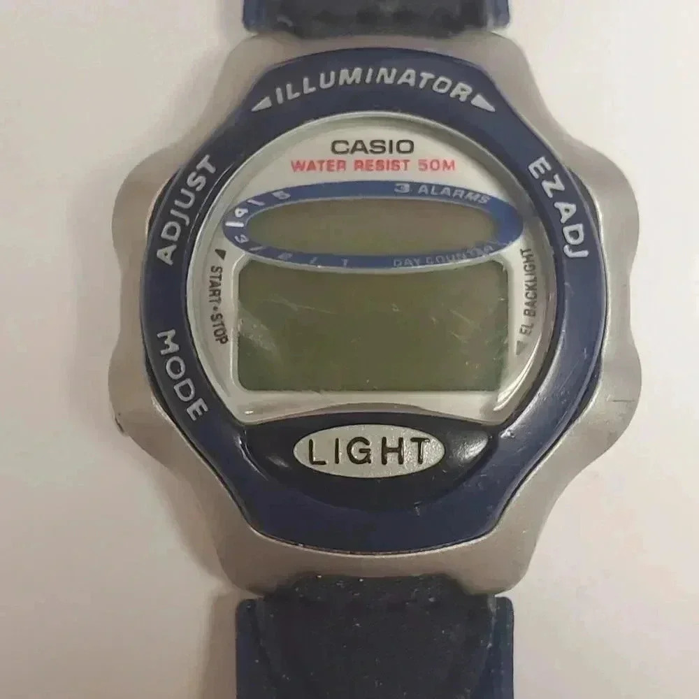 Casio Digital Quartz LW-24H  Illuminator-vintage-needs battery
